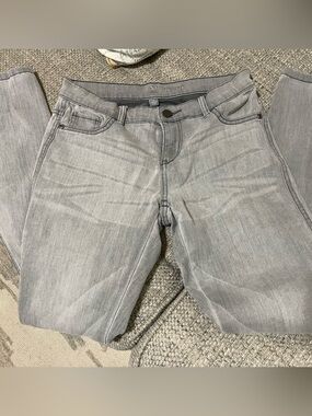 Classic Light Gray Denim Jean leggings